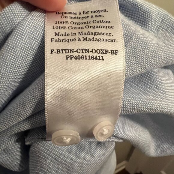 Everlane The Boxy Oxford Button Down Shirt in Light Blue - NWOT - Size Large - Picture 4 of 8